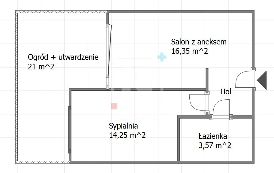 Zupełnie nowe mieszkanie z ogródkiem 