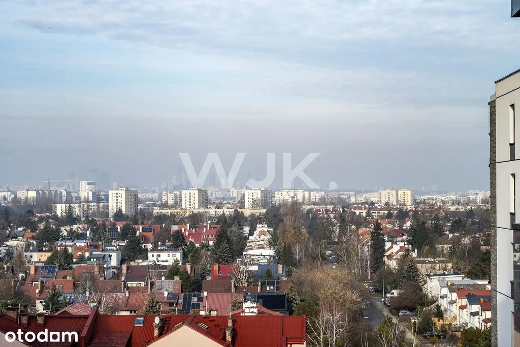 69M2 z widokiem na panoramę Warszawy 