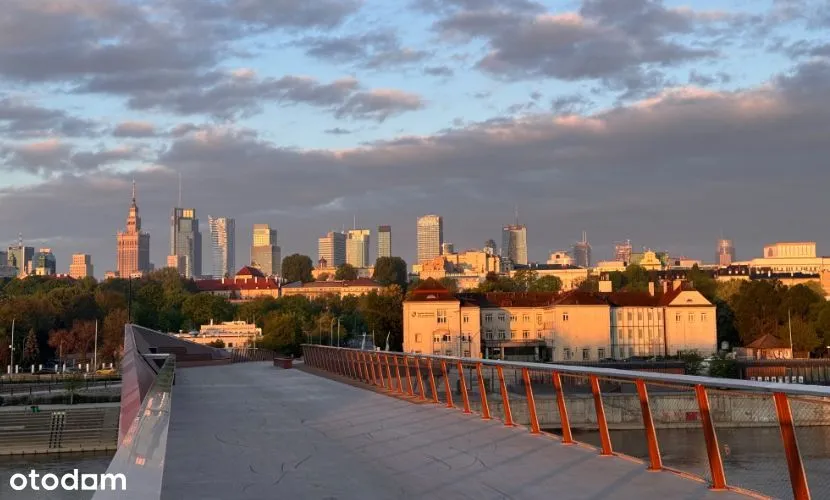 ✓STUDIO 41m+Balkon|Stadion Narodowy METRO Wileńska