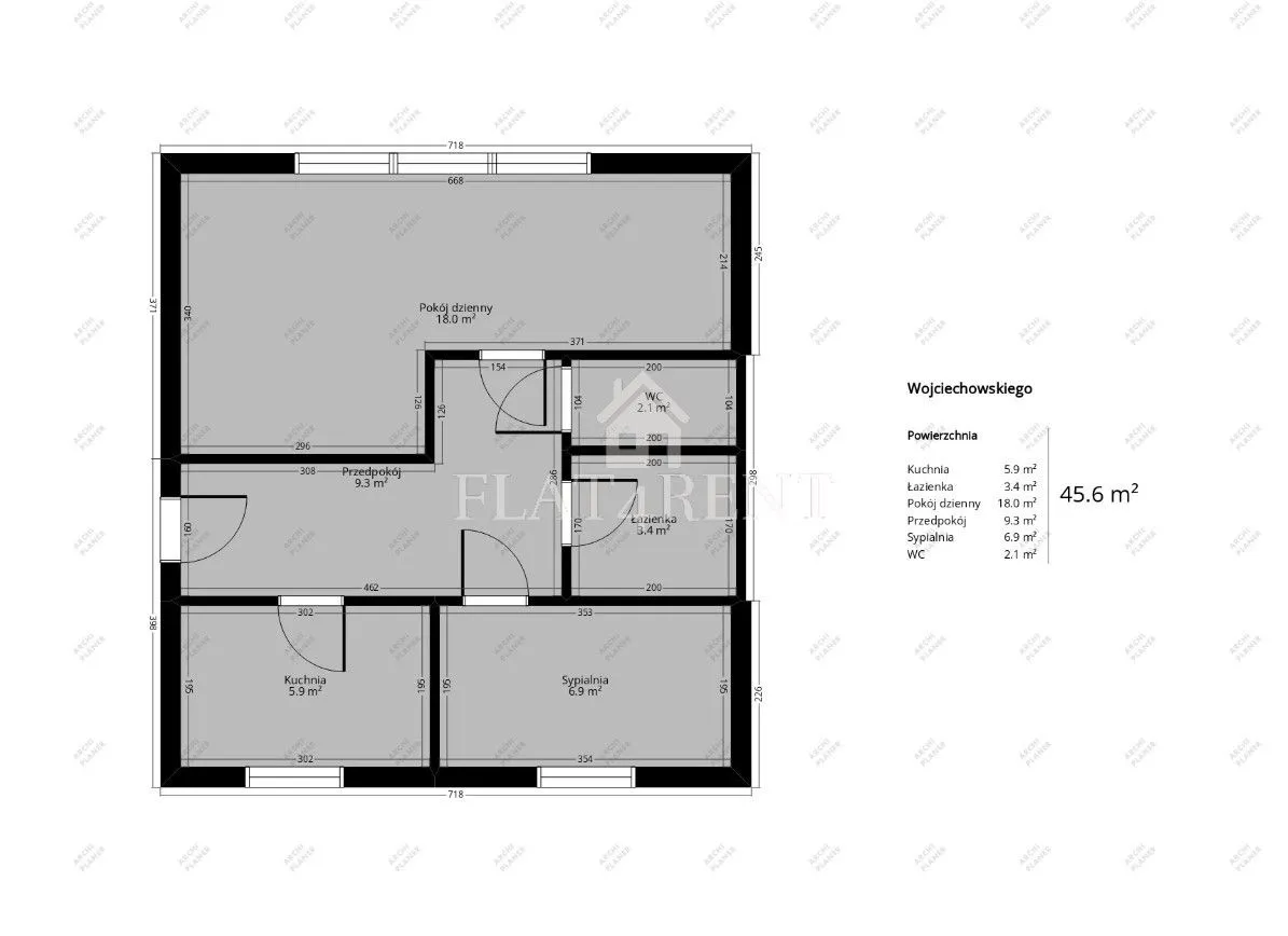 Ursus | 48M2 | 2 Pokoje | Balkon