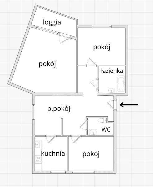 Na sprzedaż 3 pokoje, Bemowo, do remontu 