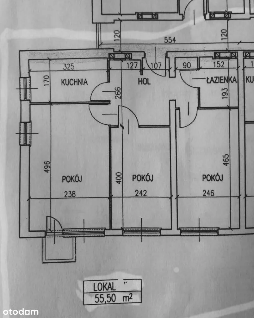 3 pokoje, oddzielna kuchnia, balkon na Mokotowie