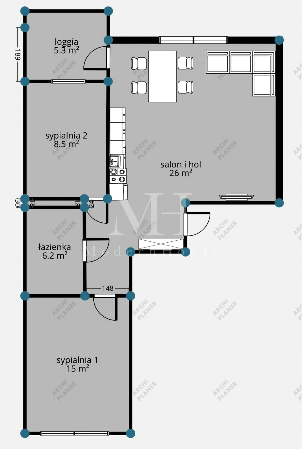 Apartament, ul. Stawki