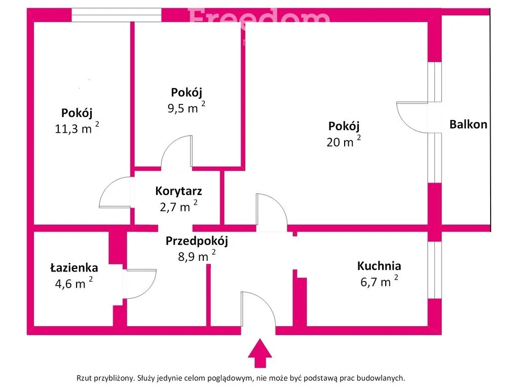 Na sprzedaż 3-pokojowe mieszkanie na Mokotowie 