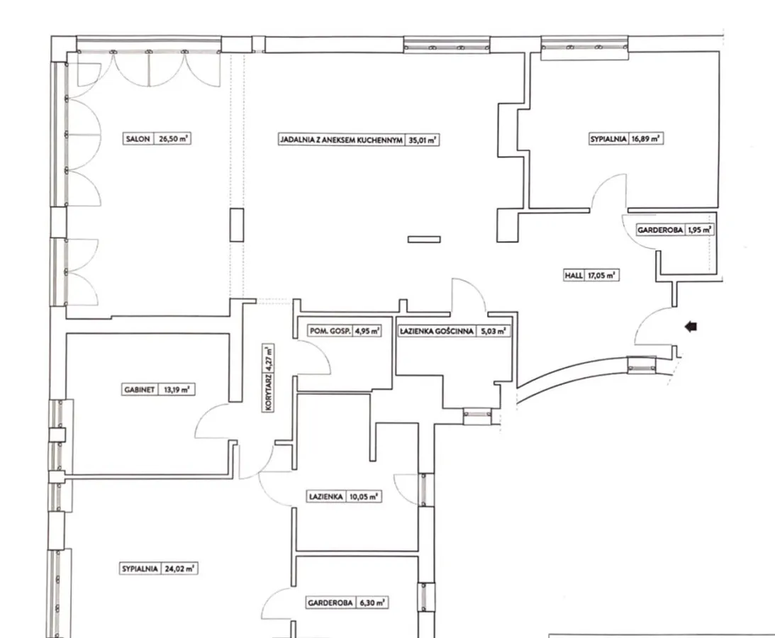 Przestronny apartament w sercu Powiśla - 165 m2 