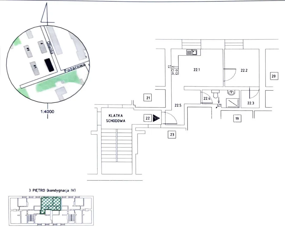 2 pokoje 32m2, Targówek, Oliwska 1, parking NR 22 