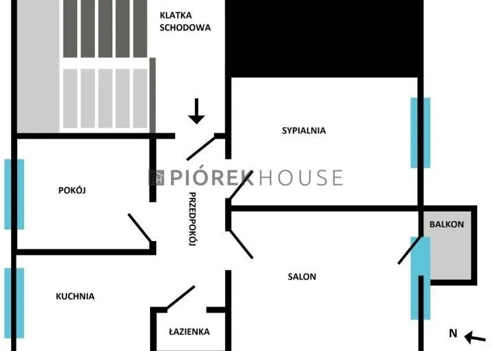 3-pokojowe mieszkanie na Mokotowie 