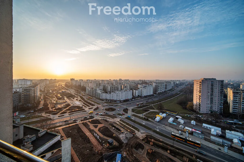 Apartament na Natolinie z widokiem na Warszawę 