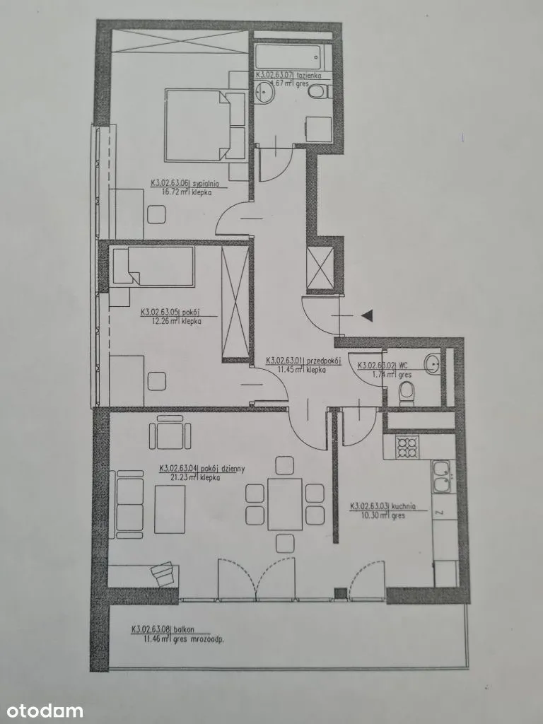 Piaskowa 6, 3pok. 79 m2 piękne i bez prowizji