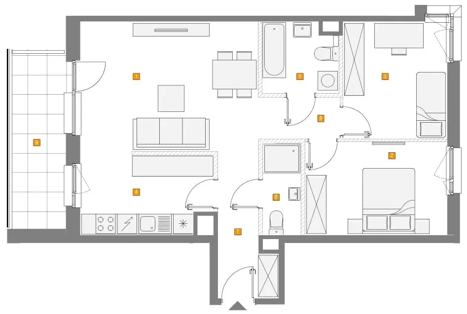 Apartament Warszawa