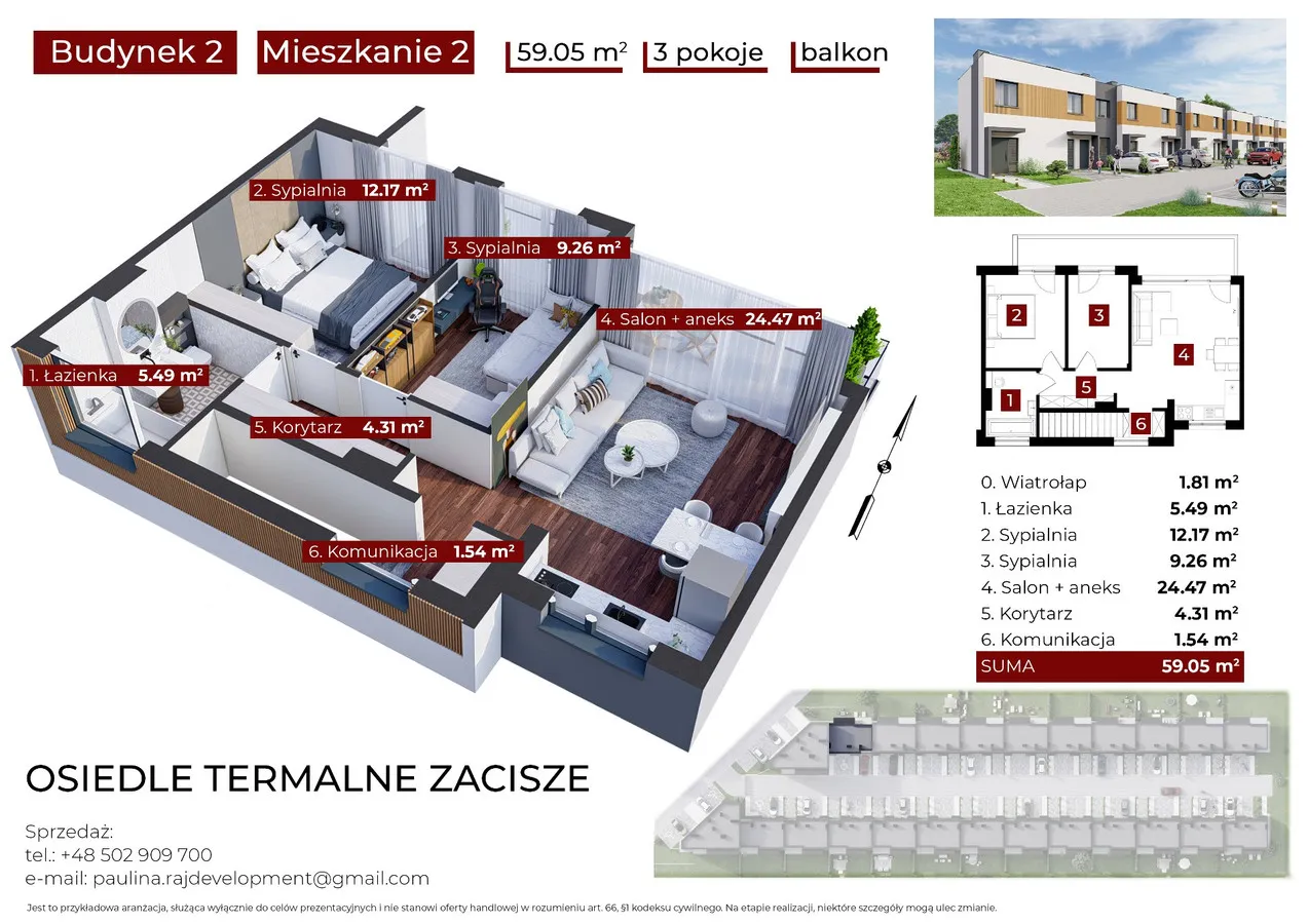 Osiedle Termalne Zacisze Bezpośrednio bez podatku PCC 