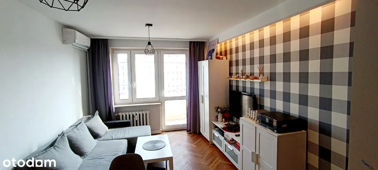 Belwederska, w pełni wyposażone 38m2 balkon, klima