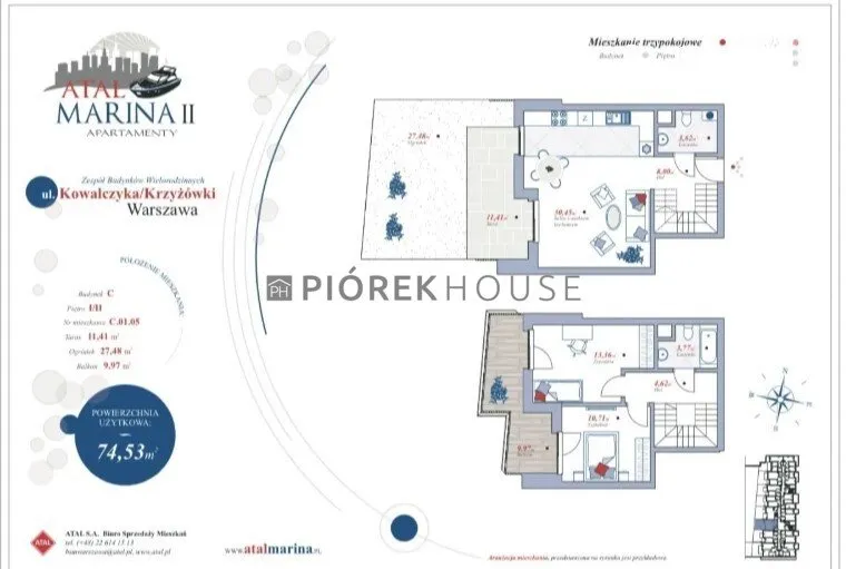 3-pokojowe mieszkanie na Białołęce 