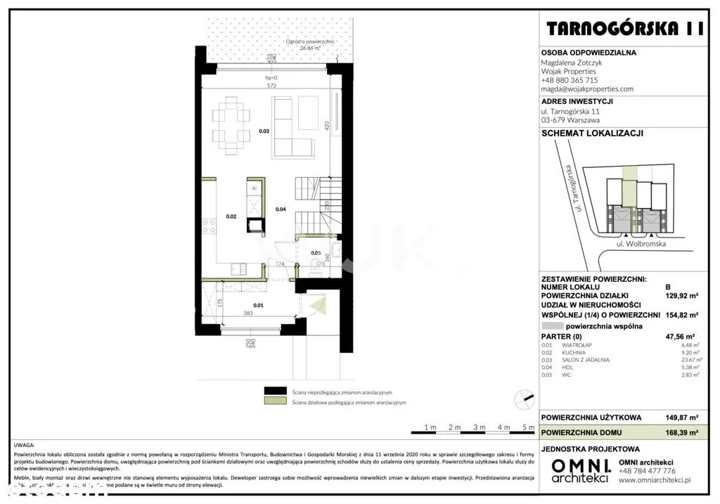 Segment 168m2 w stanie deweloperskim bez prowizji