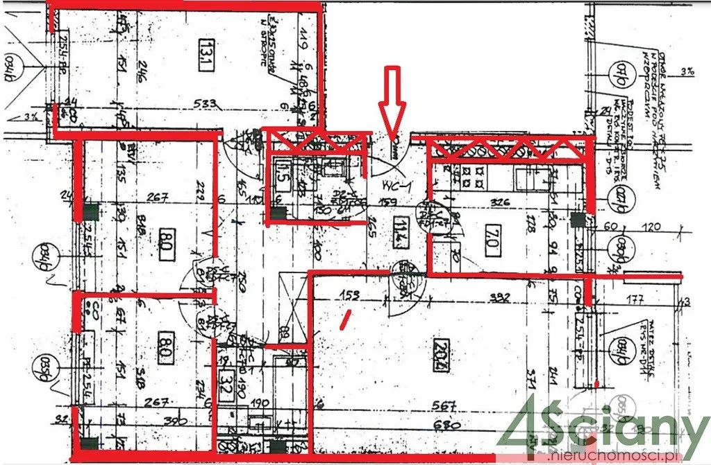 Mieszkanie na sprzedaż, 73 m², 4 pokoje Warszawa Mokotów Czerniaków 