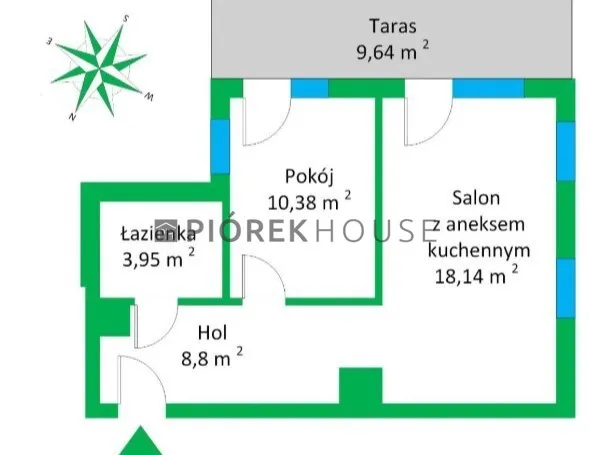 2-pokojowe mieszkanie na Pradze Południe 