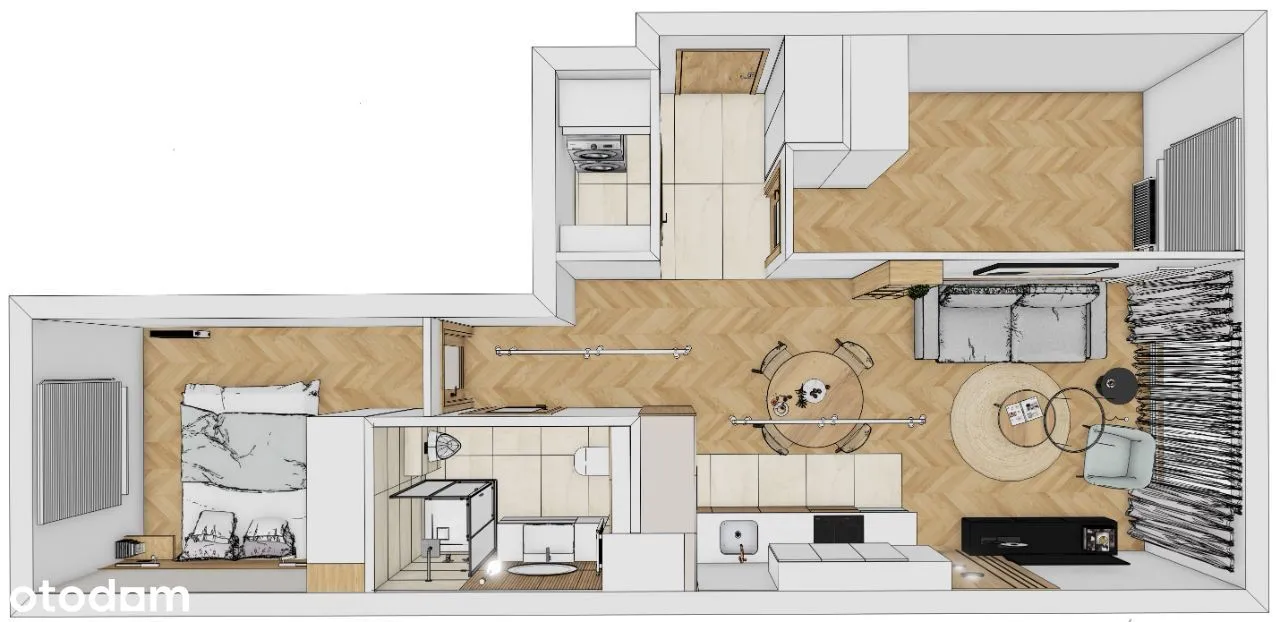 NOWE 3pok./TARGÓWEK/54m2/BALKON/miejsce postojowe