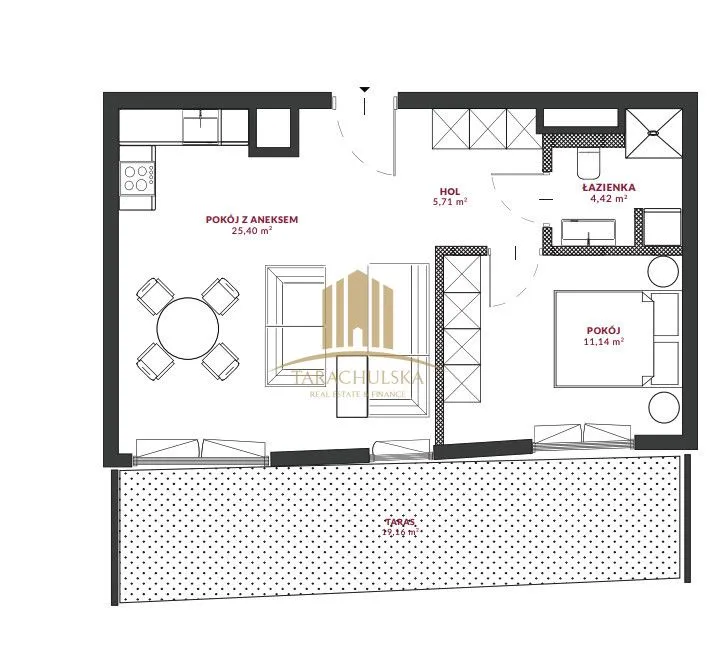 Apartment | 1 Bedroom | Terrace 19M2 | Ac