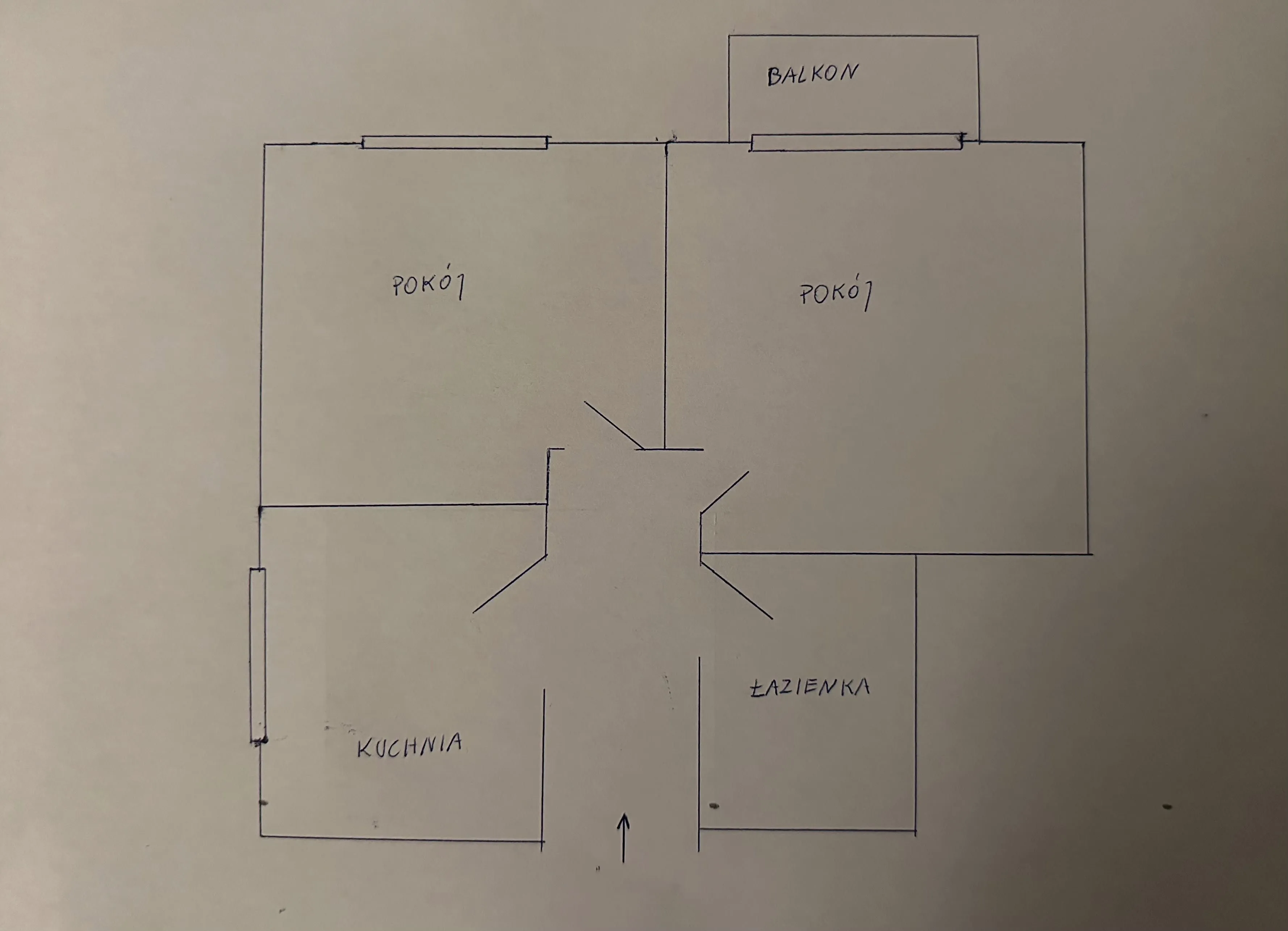 Mokotów ul. Tyniecka, 2 pok.+kuchnia, kamienica