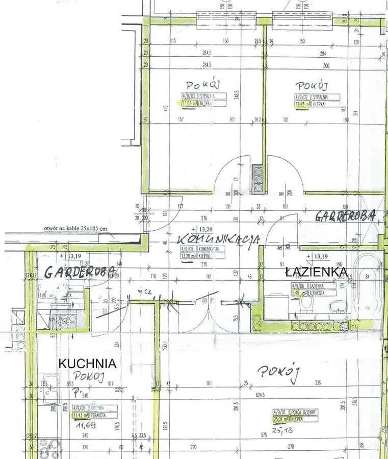 Wynajmę mieszkanie trzypokojowe: Warszawa , ulica Madalińskiego, 81 m2, 4000 PLN, 3 pokoje - Domiporta.pl