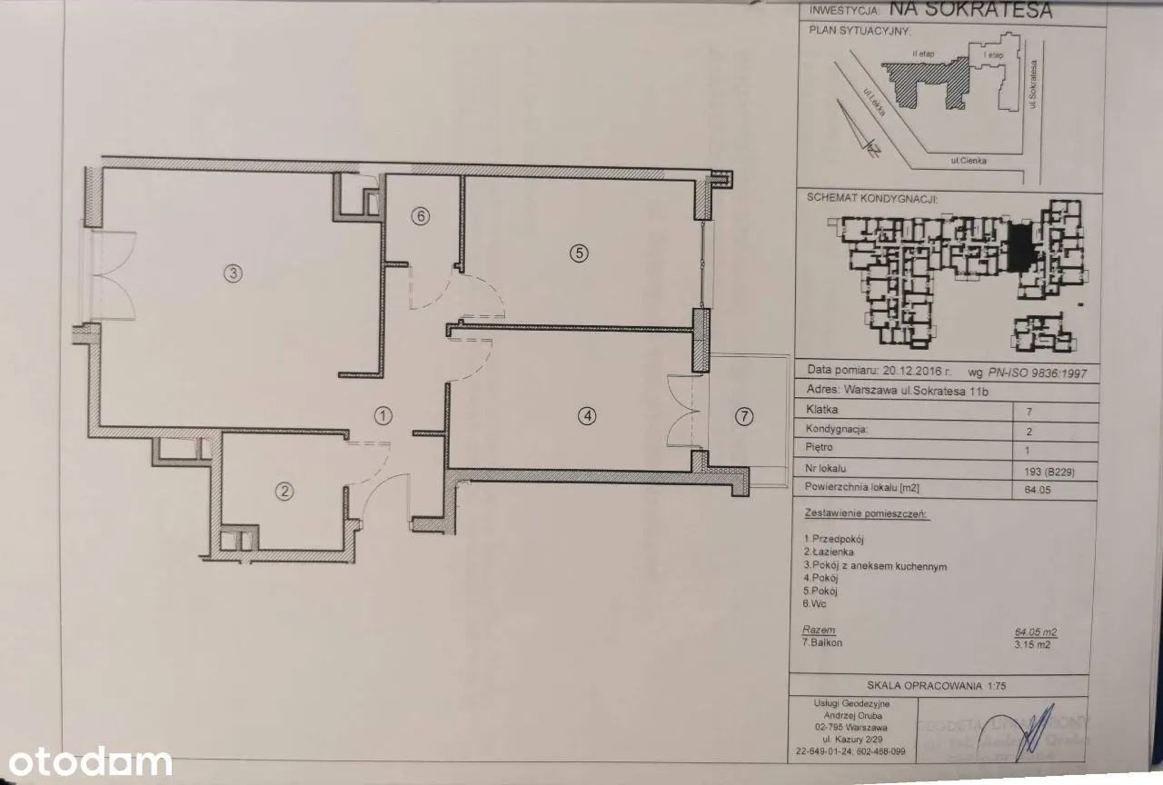 3-pokojowe mieszkanie na Bielanach +garaż, komórka