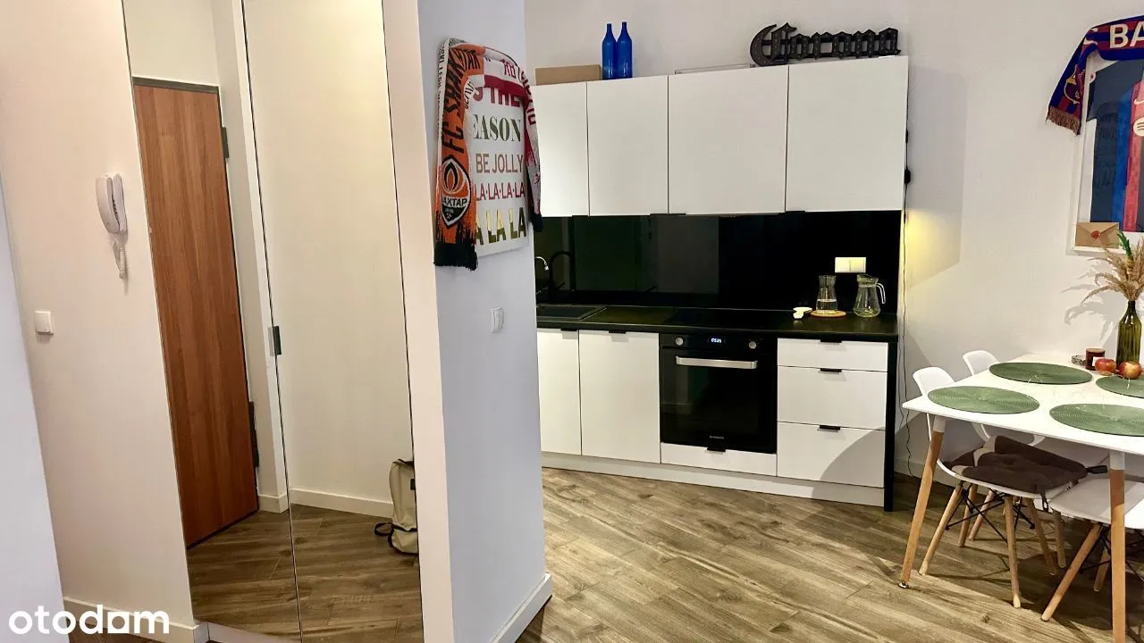 Apartament na Mokotowie, nowy budynek, urządzony