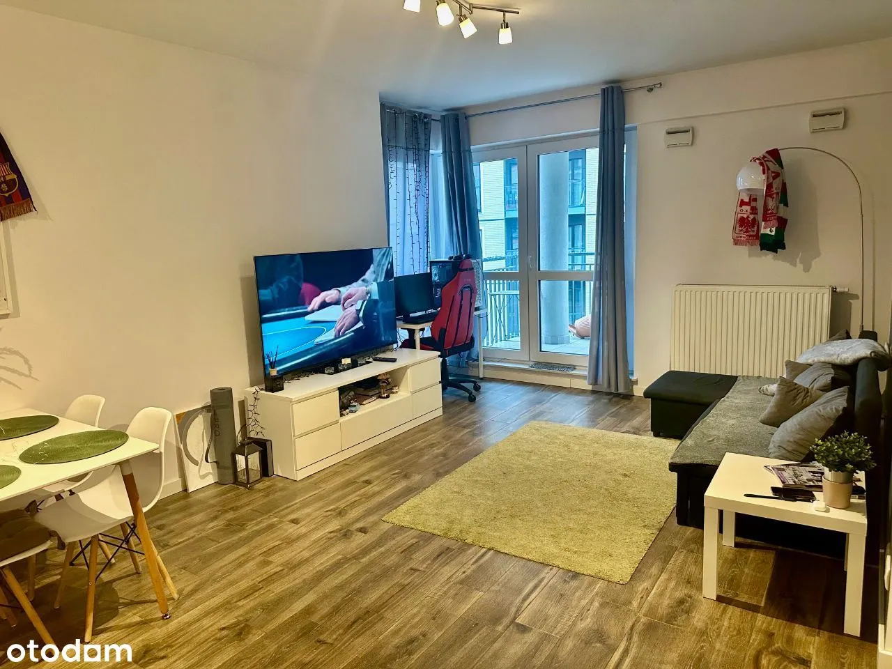 Apartament na Mokotowie, nowy budynek, urządzony