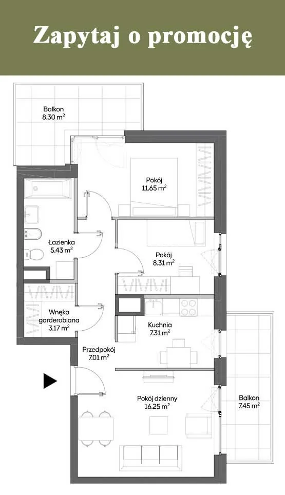 Sprzedam mieszkanie trzypokojowe: Warszawa Włochy , ulica Borsucza, 59 m2, 949000 PLN, 3 pokoje - Domiporta.pl