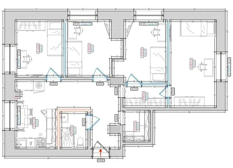 Duży potencjałem aranżacyjnym - 66m2