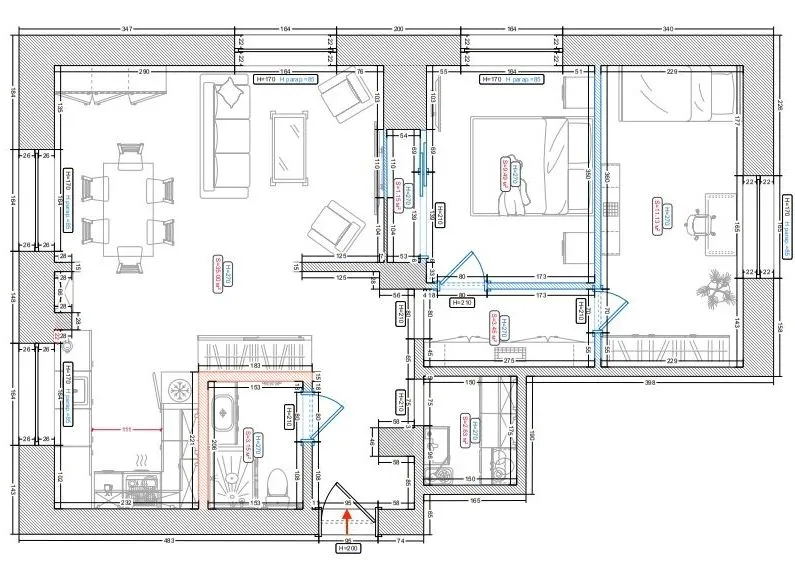 Duży potencjałem aranżacyjnym - 66m2