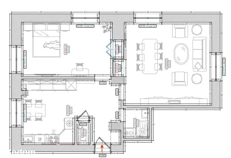 Duży potencjałem aranżacyjnym - 66m2