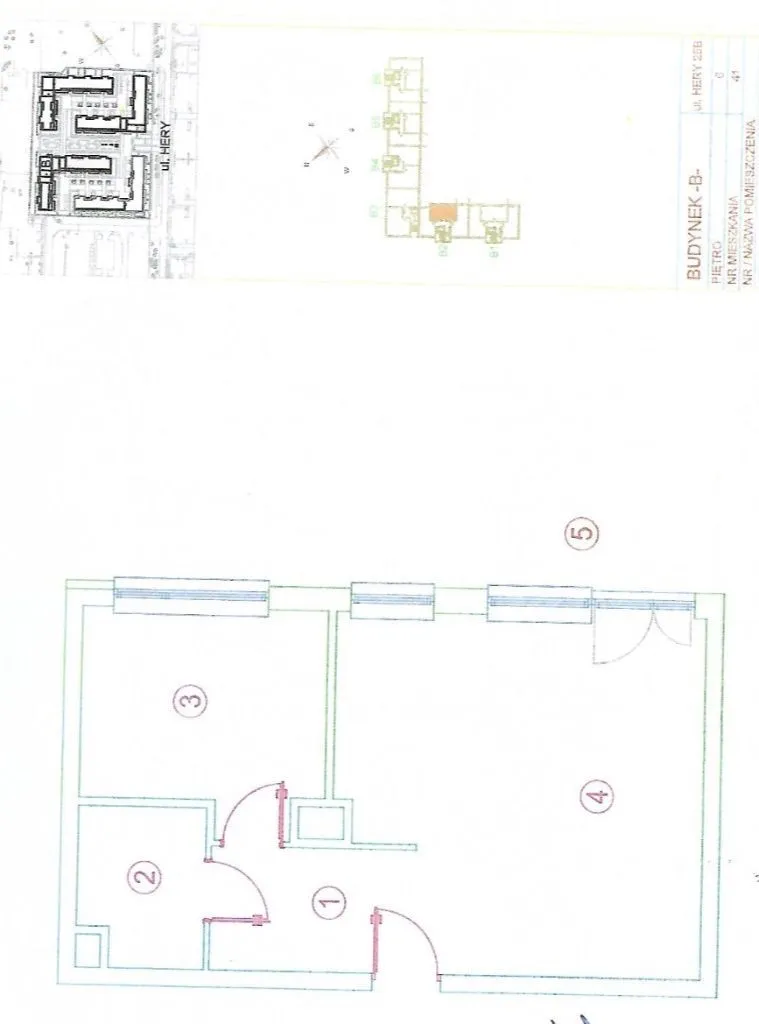 Bezpośrednio 45m², ul. Hery (Akropol) + garaż