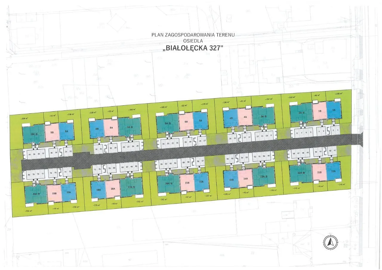 Segment 123m2 ogród 45 - 149m2 poddasze 63m2