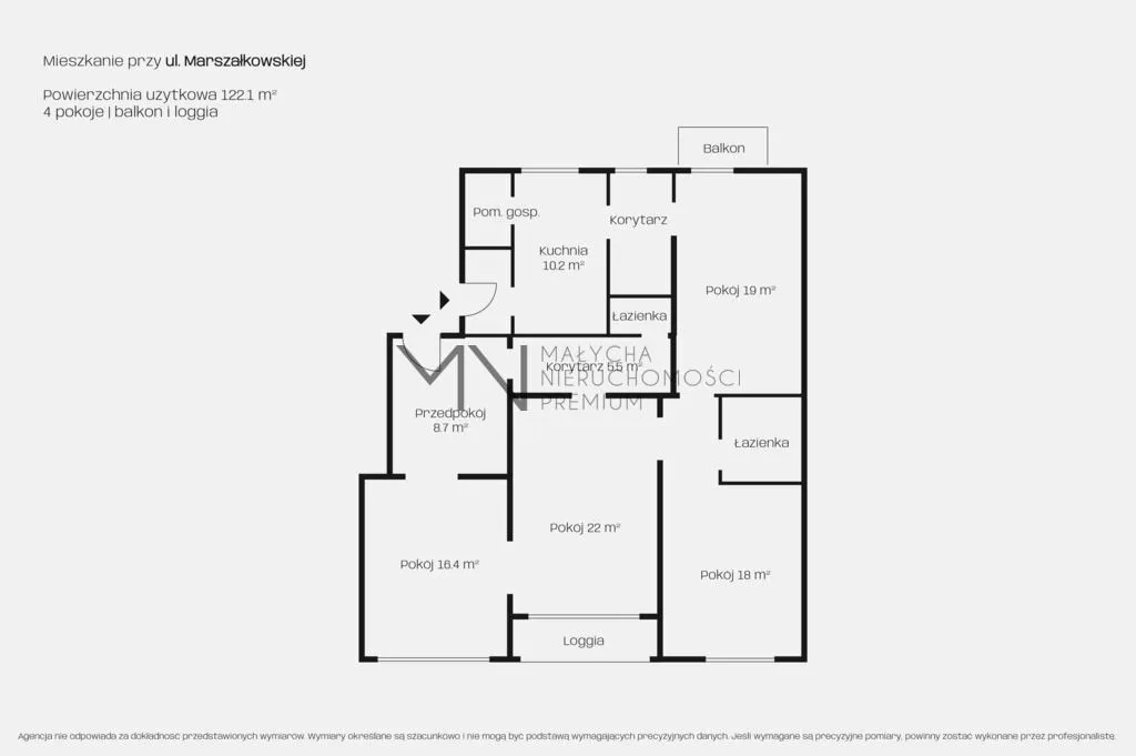 Apartament w kamienicy tuż przy Pl. Zbawiciela 