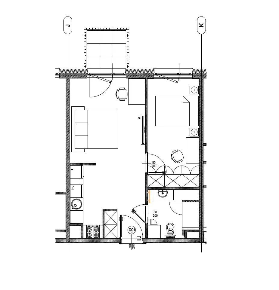 Mieszkanie 42,5 m2 ul. Kotsisa BEZPOŚREDNIO