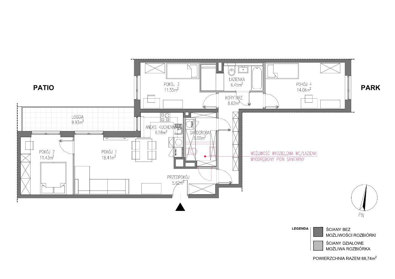 M4 - 88,7m2 - Idealne dla rodziny