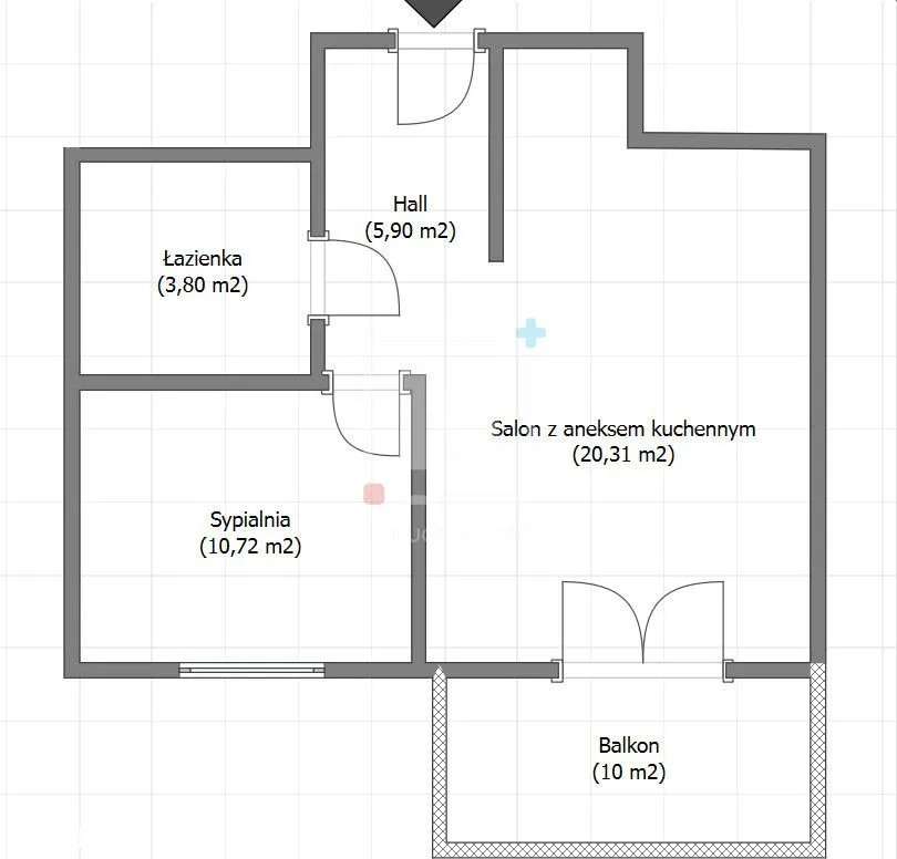 Nowe budownictwo/miejsce w parkingu podz/balkon 