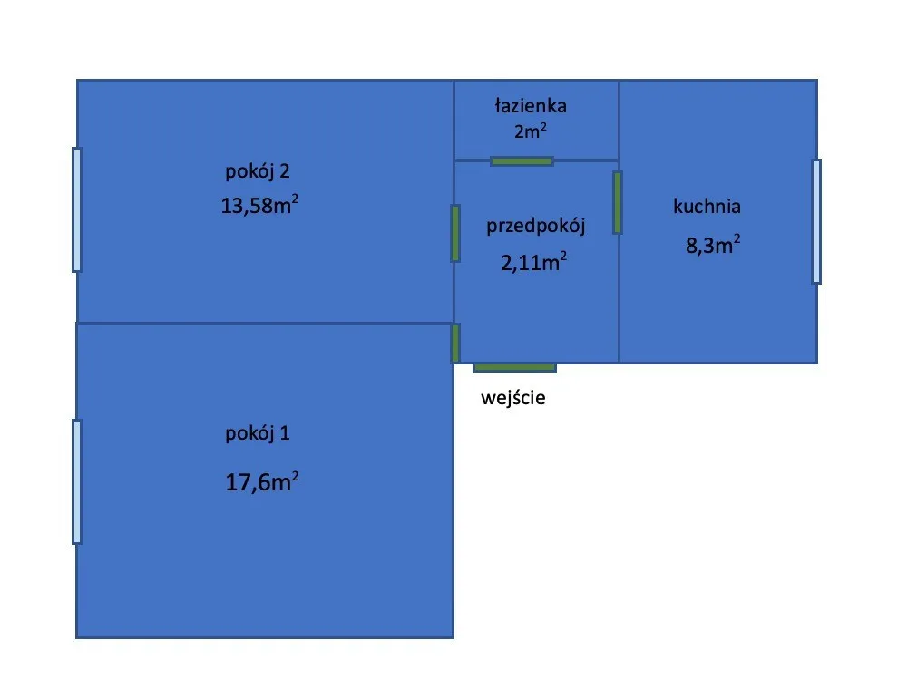 Bezpośrednio! 2 pokoje, 46 m², Centrum Warszawy – Nowolipie, piwnica 