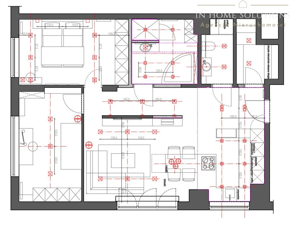 Apartament 3 pok 82 m2 + taras 64 m2