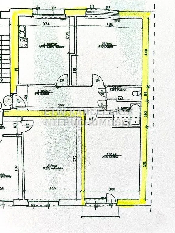 Mieszkanie, 70,53 m², Warszawa