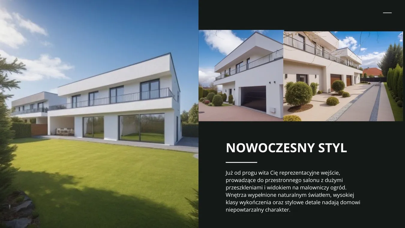 Calovia Villa Wilanów Dom Bliźniak z ogrodem 