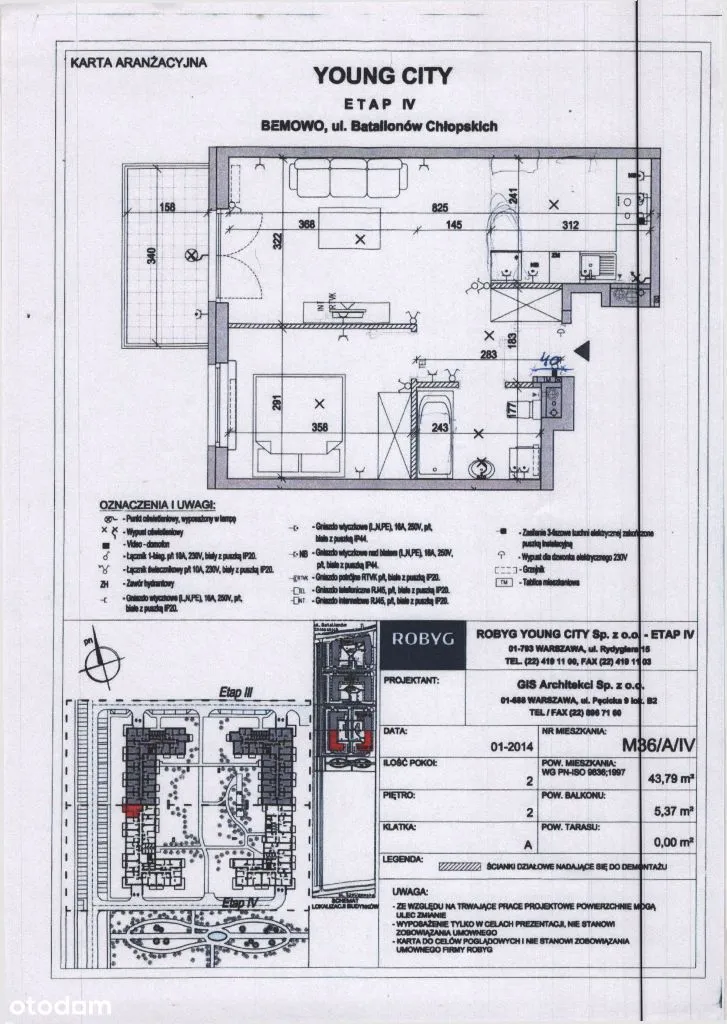 Bezpośrednio 2 pokoje Batalionów Chłopskich Bemowo