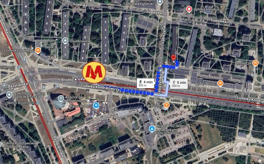 Przytulne, słoneczne 3 pok + kuchnia – metro 4 min 