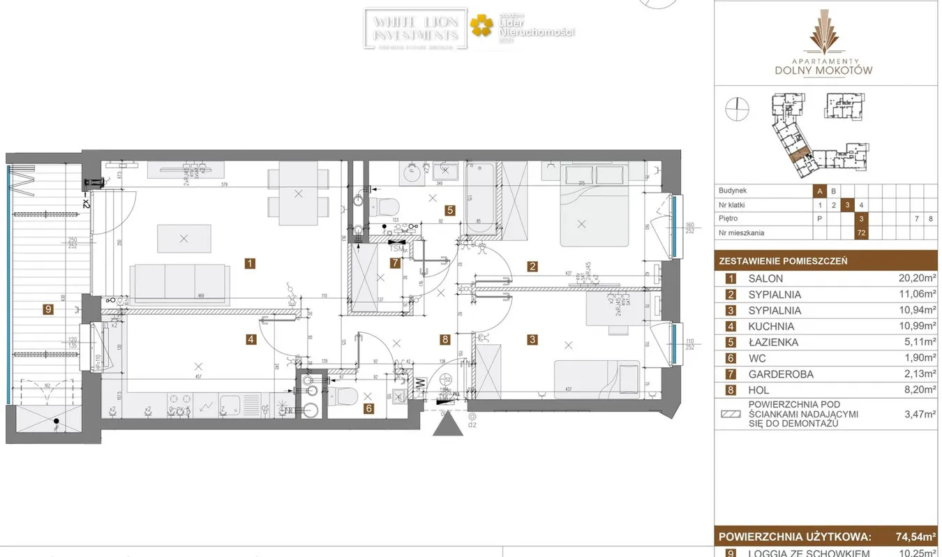 Apartament Premium Dolny Mokotów 