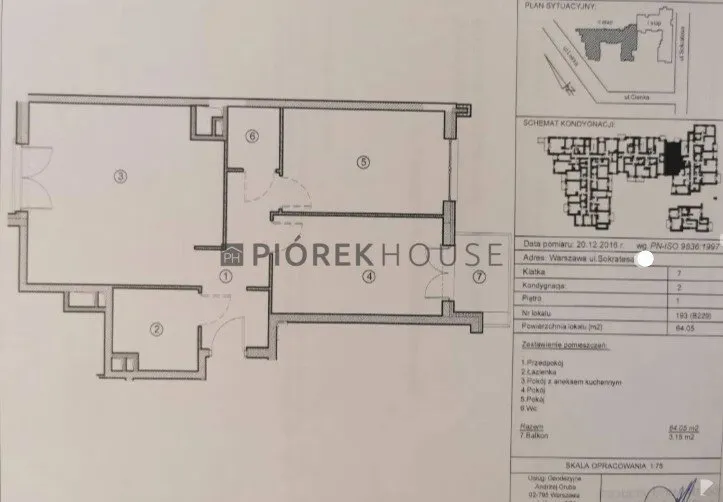 3-pokojowe mieszkanie na Bielanach 