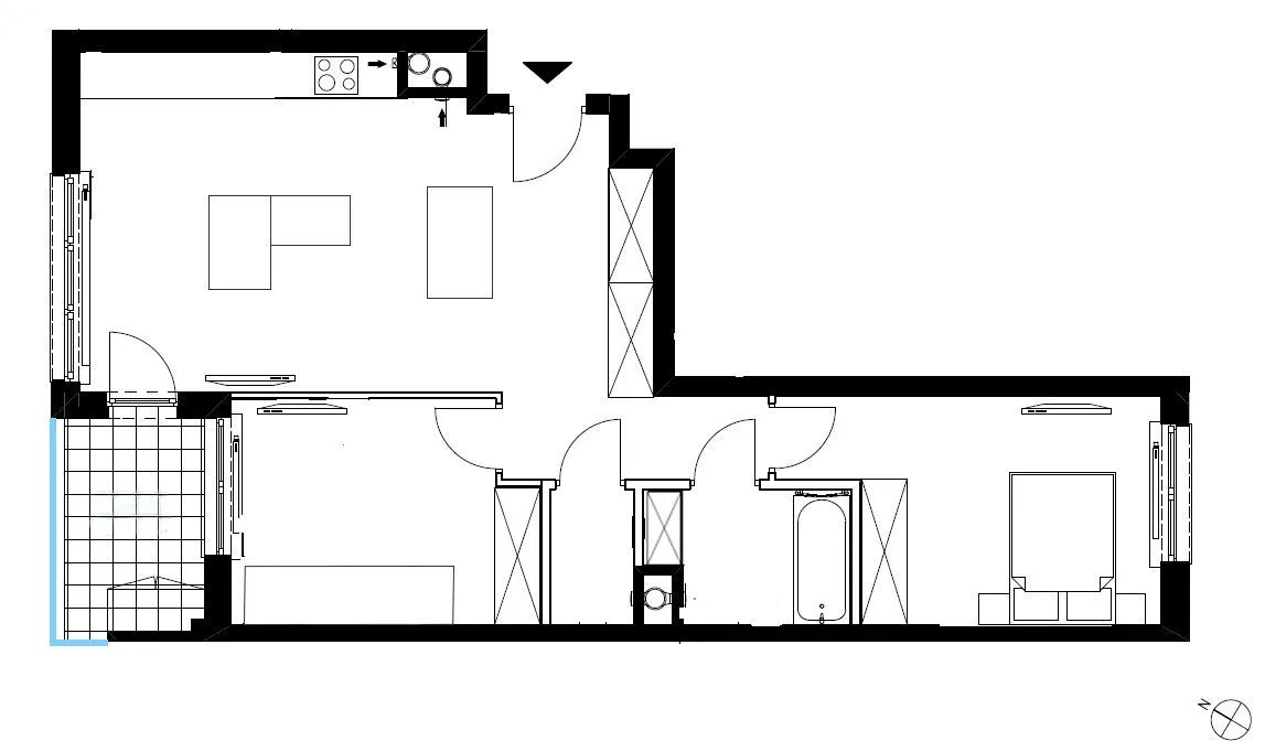 Apartament z widokiem na Park - ul. Fort Służew