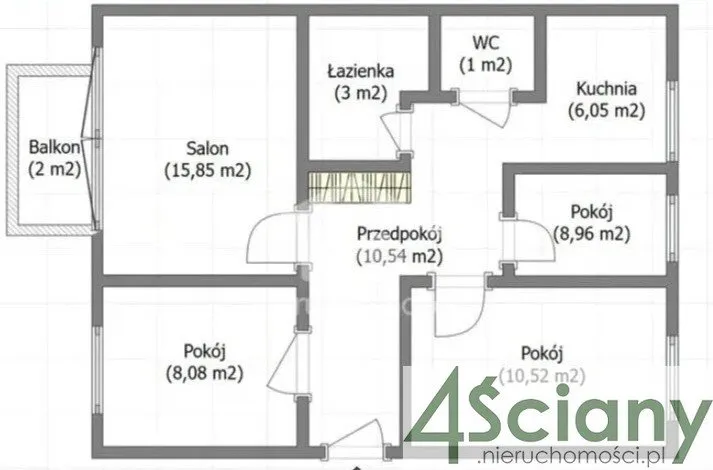 Sprzedam mieszkanie czteropokojowe : Warszawa Mokotów , ulica Barcelońska, 64 m2, 860000 PLN, 4 pokoje - Domiporta.pl