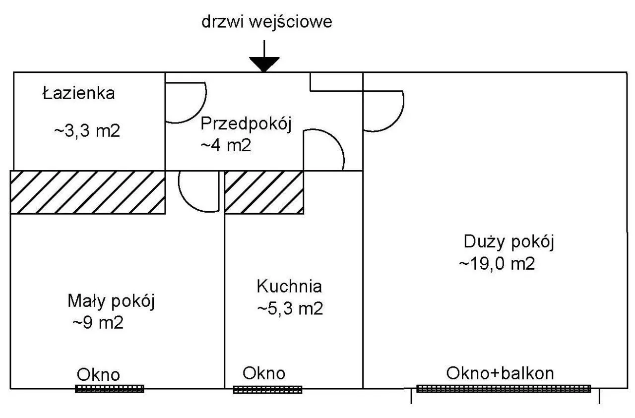 Mieszkanie 2 pokojowe 40,6m Gocław BEZPOŚREDNIO