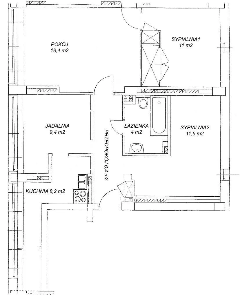 Warszawski Szczyt Stylu - 69 m² na Chopina