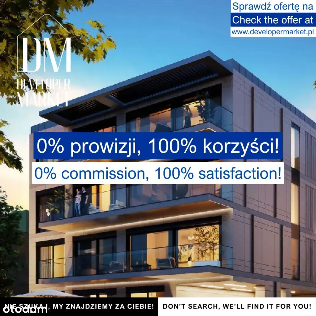 Apartament/ taras/ metro, KUP z DeveloperMarket 0%